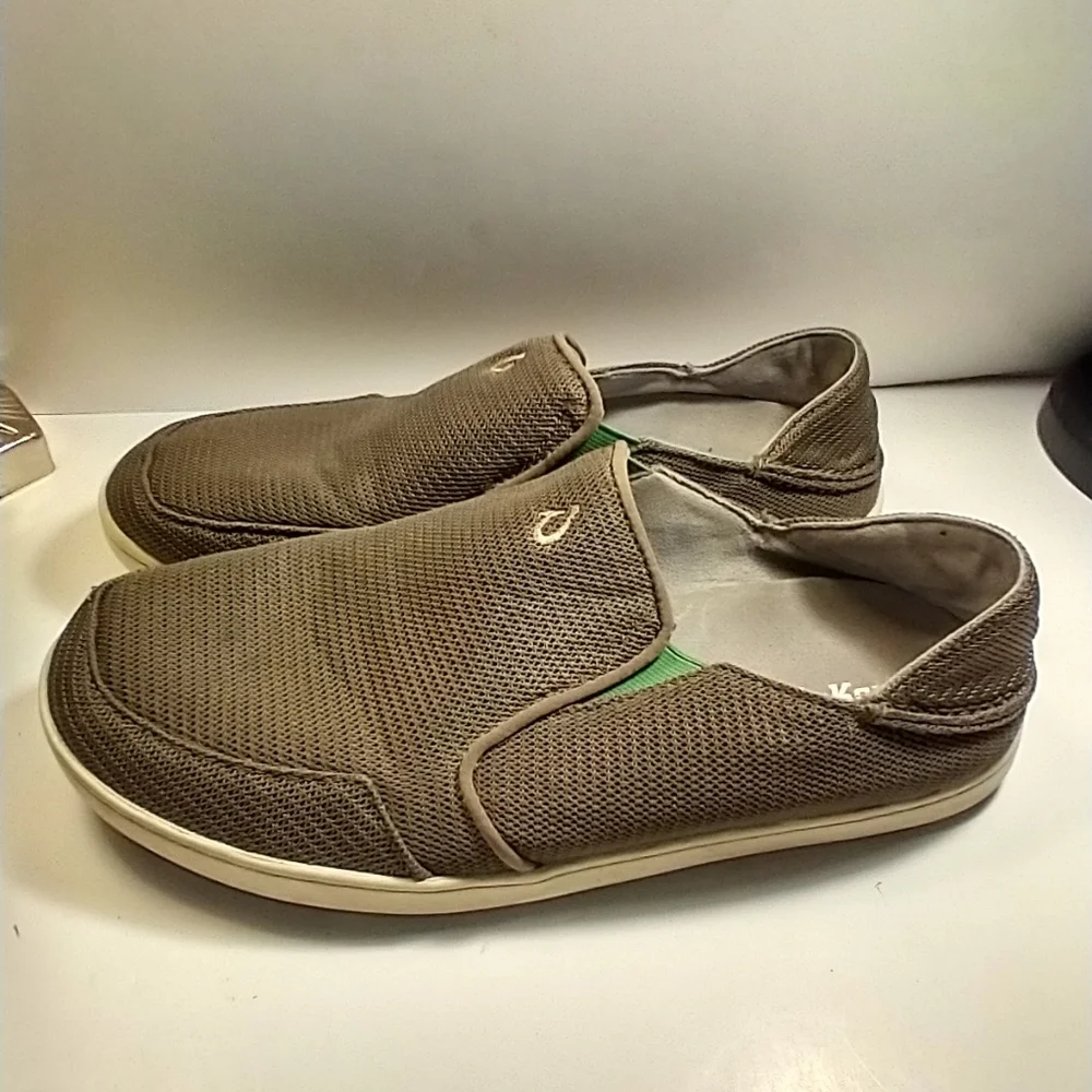 Olukai Nohea Mesh Slip On Loafer Shoes Men's sz 9.5.